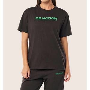 NEW P.E. NATION aero short sleeve tee in caviar